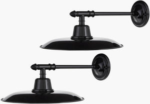 Ineisha Rustic Black Wall Sconces