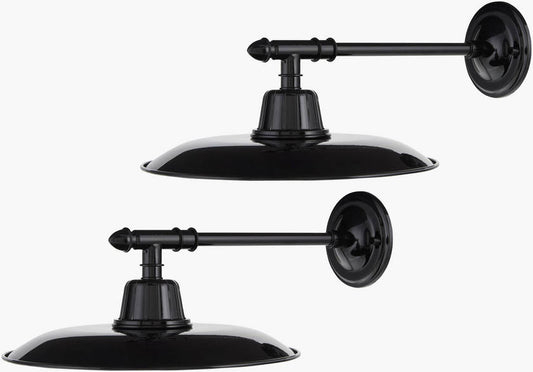 Ineisha Rustic Black Wall Sconces