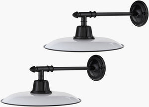 Ineisha Rustic White Wall Sconces