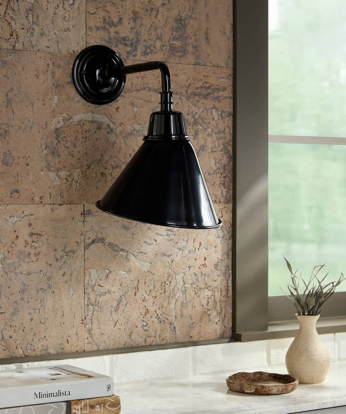 Leanda Rustic Black Wall Sconces