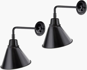 Leanda Rustic Black Wall Sconces