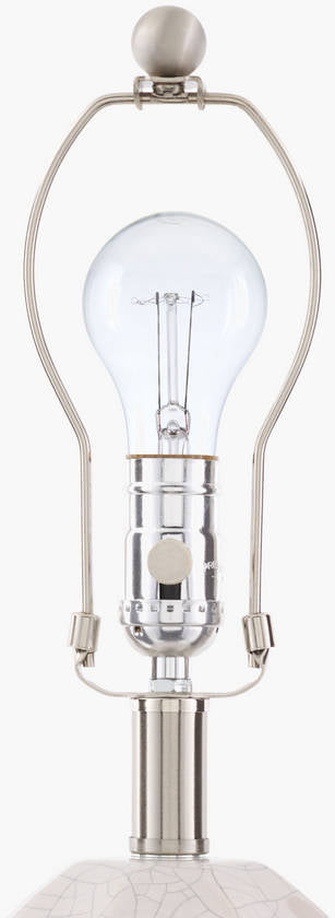 Oracio Traditional White Table Lamp