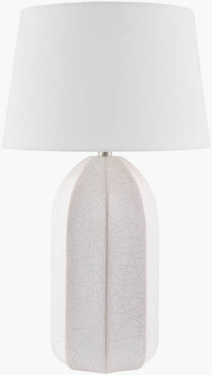 Oracio Traditional White Table Lamp