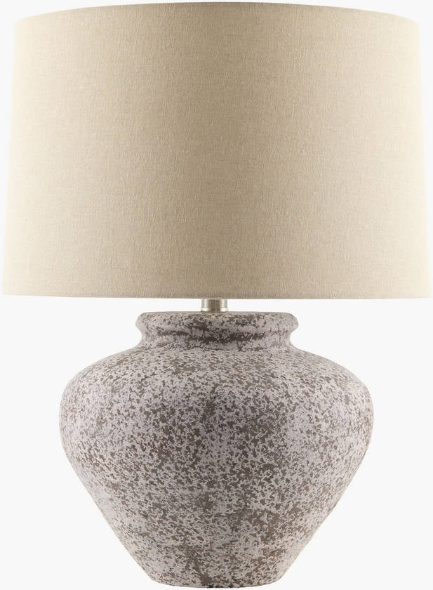 Travia Traditional Gray Table Lamp