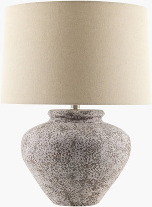 Travia Traditional Gray Table Lamp