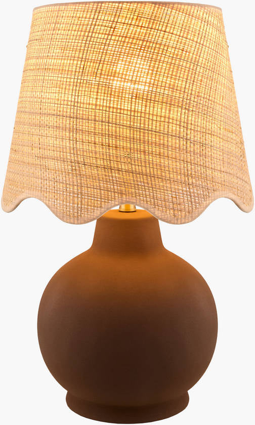 Tomothy Traditional Dark Brown Table Lamp