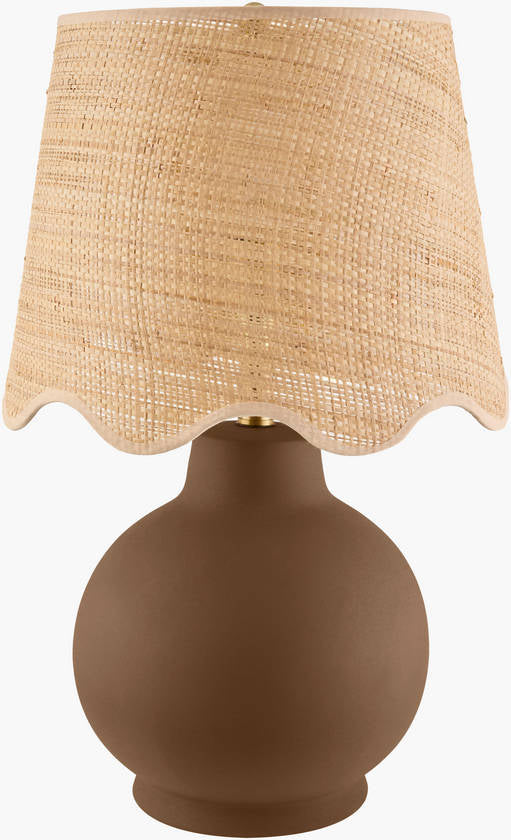 Tomothy Traditional Dark Brown Table Lamp