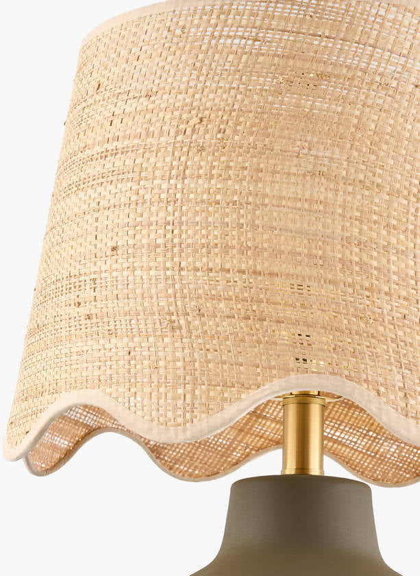 Tomothy Traditional Dark Green Table Lamp