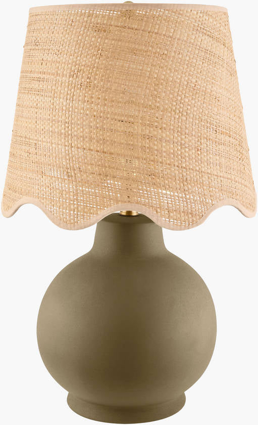 Tomothy Traditional Dark Green Table Lamp