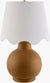 Tomothy Traditional Terracotta/White Table Lamp