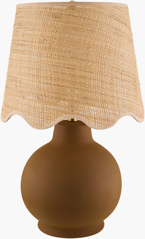 Tomothy Traditional Terracotta Table Lamp