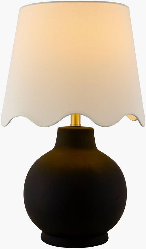 Tomothy Traditional Black/White Table Lamp