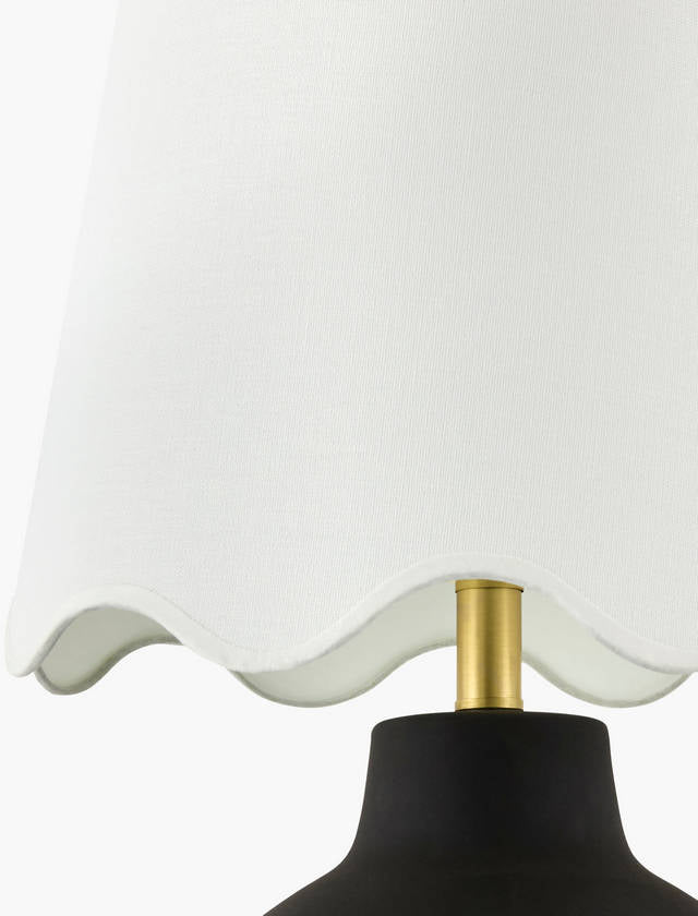 Tomothy Traditional Black/White Table Lamp