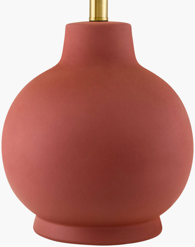 Tomothy Traditional Dark Red Table Lamp