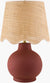 Tomothy Traditional Dark Red Table Lamp