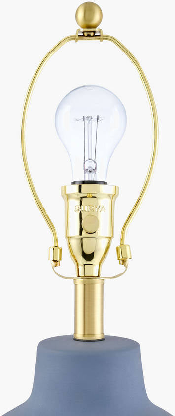 Tomothy Traditional Blue/White Table Lamp