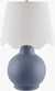 Tomothy Traditional Blue/White Table Lamp