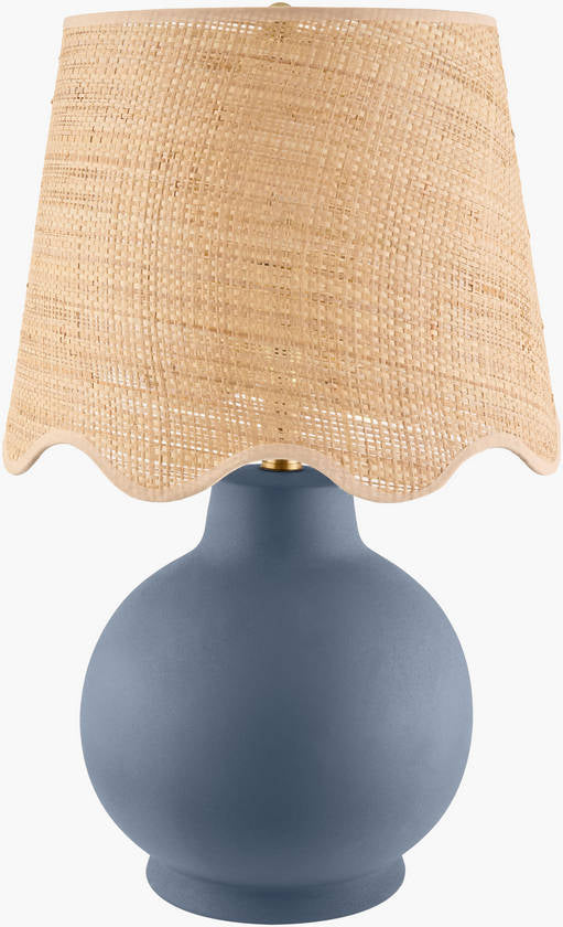Tomothy Traditional Blue Table Lamp