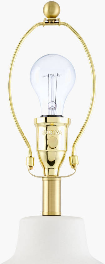 Tomothy Traditional White/Brown Table Lamp