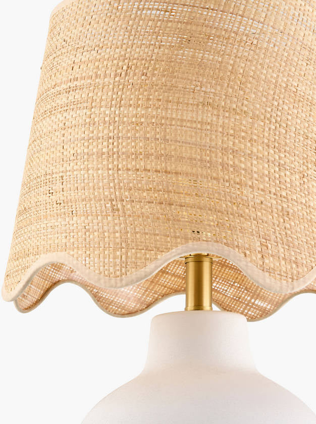 Tomothy Traditional White/Brown Table Lamp