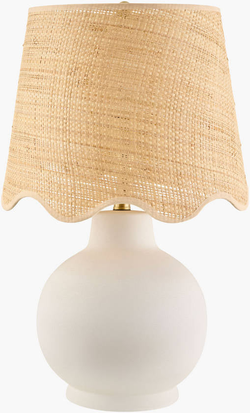 Tomothy Traditional White/Brown Table Lamp