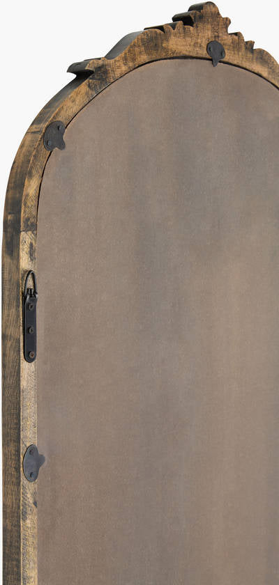 Waldemar Traditional Brown Wall Mirror