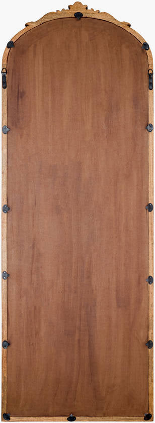 Waldemar Traditional Tan Wall Mirror