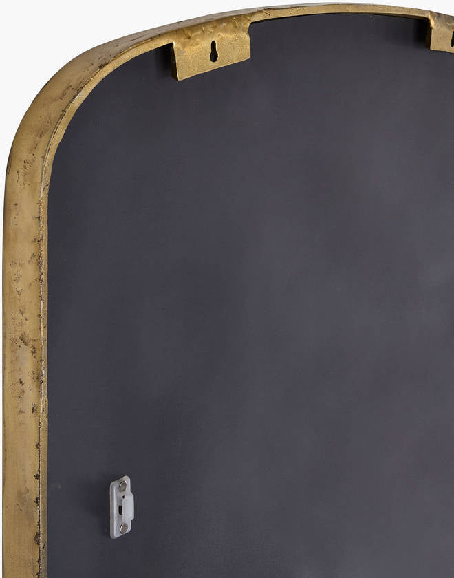 Nadeige Traditional Gold Wall Mirror