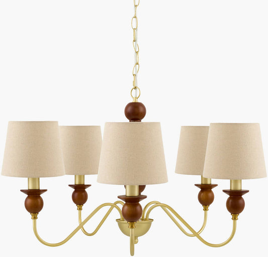 Raheen Rustic Dark Brown Ceiling Lighting