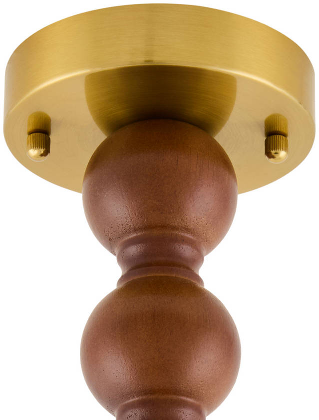 Ginnie Rustic Dark Brown Ceiling Lighting