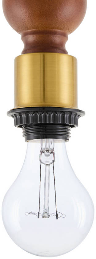 Ginnie Rustic Dark Brown Ceiling Lighting