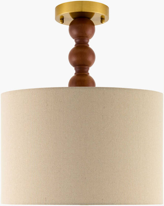 Ginnie Rustic Dark Brown Ceiling Lighting