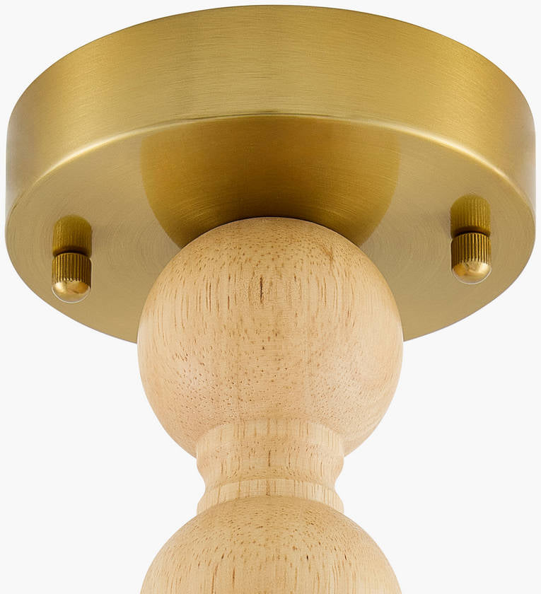 Ginnie Rustic Beige Ceiling Lighting