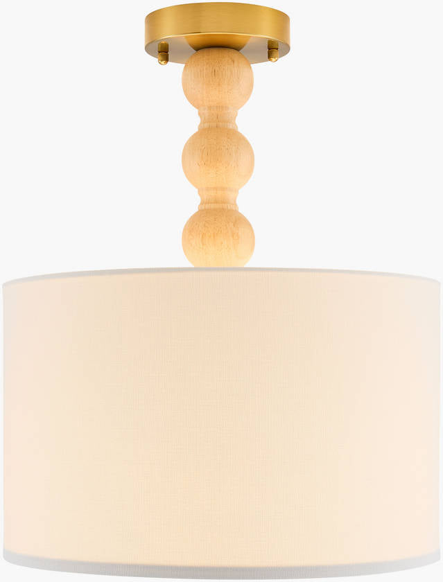 Ginnie Rustic Beige Ceiling Lighting