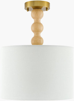 Ginnie Rustic Beige Ceiling Lighting