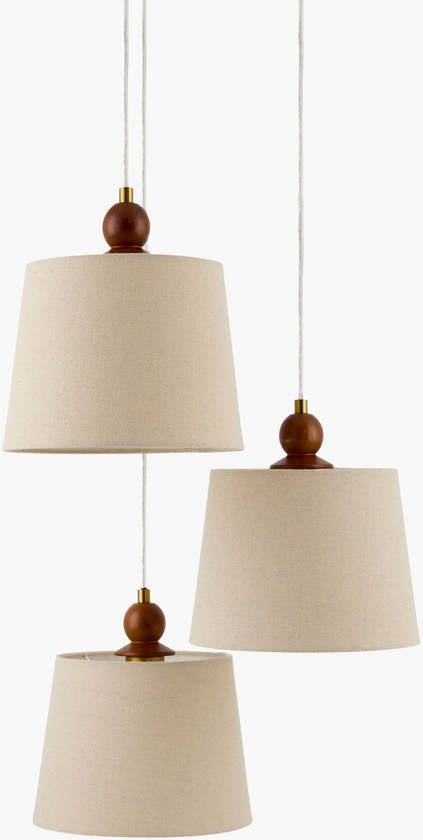 Rockport Rustic Dark Brown Ceiling Lighting