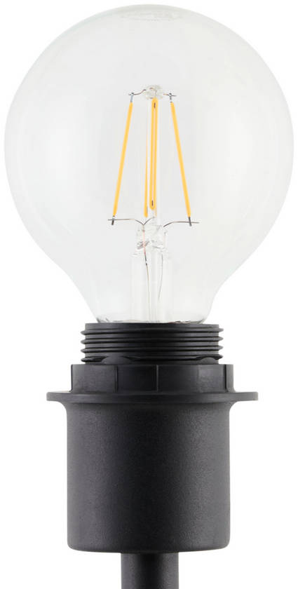 Diondra Rustic Black Floor Lamp