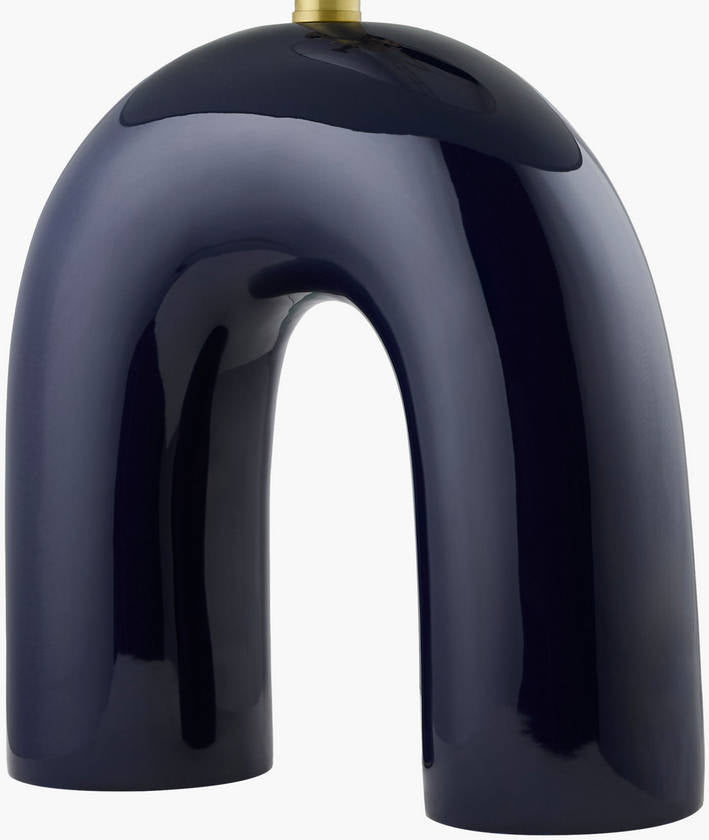 Charlyn Traditional Navy Table Lamp