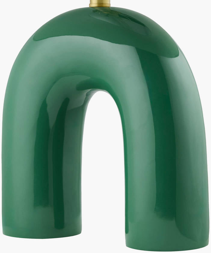 Charlyn Traditional Green Table Lamp