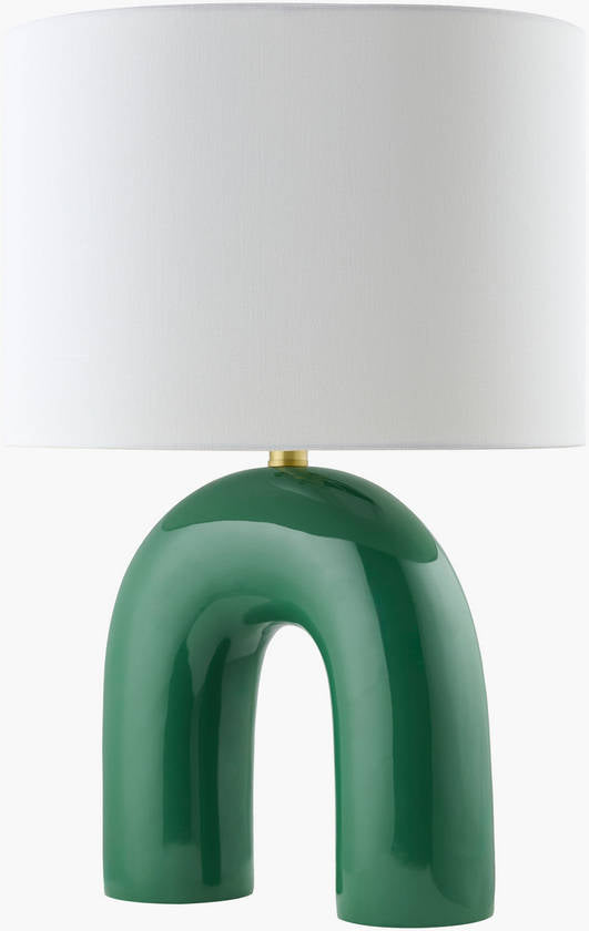 Charlyn Traditional Green Table Lamp