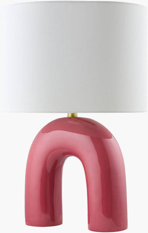 Charlyn Traditional Peach Table Lamp
