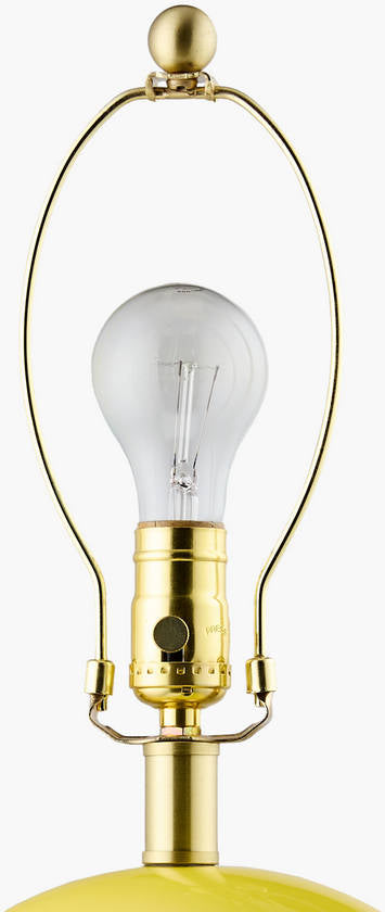 Charlyn Traditional Bright Yellow Table Lamp