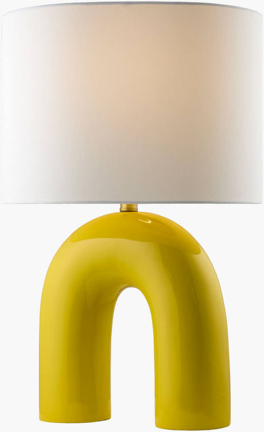 Charlyn Traditional Bright Yellow Table Lamp