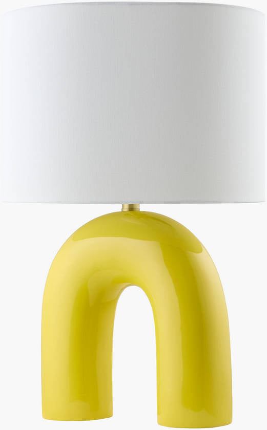 Charlyn Traditional Bright Yellow Table Lamp