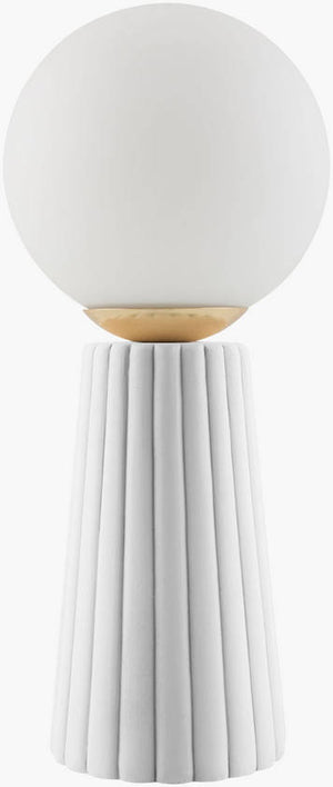 Kadie Traditional White Table Lamp