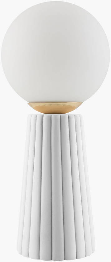 Kadie Traditional White Table Lamp
