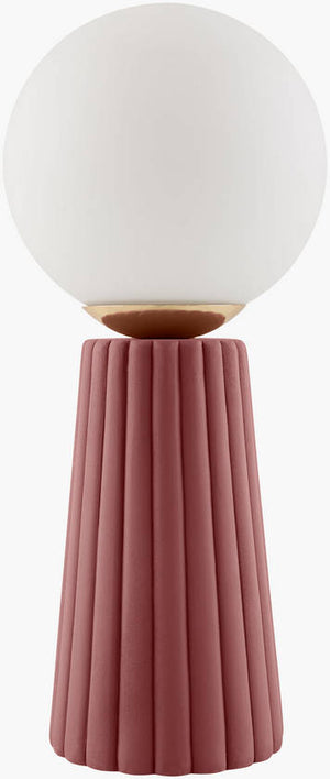Kadie Traditional Peach Table Lamp