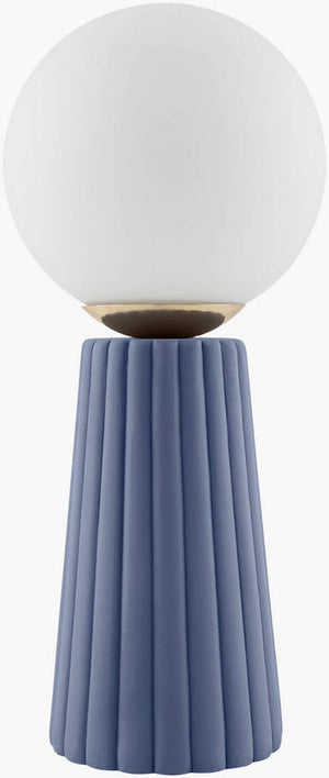 Kadie Traditional Blue Table Lamp