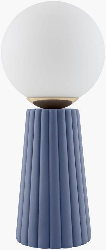 Kadie Traditional Blue Table Lamp
