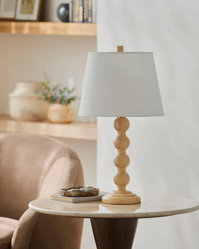 Ymelda Traditional Beige Table Lamp